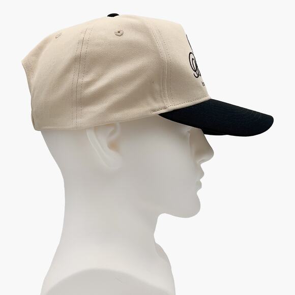 NWOT NUUDS "Real Bodies" Unisex Snapback Hat (Black/Cream | O/S) - Picture 6 of 11